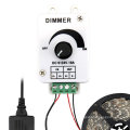 Heißer verkauf DC9-24V 16A PWM Drehknopf Dimmer Controller für Einfarbige Led-streifen, Led-leuchten